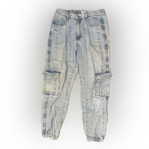 Baggy Cargo Light Blue Jeans